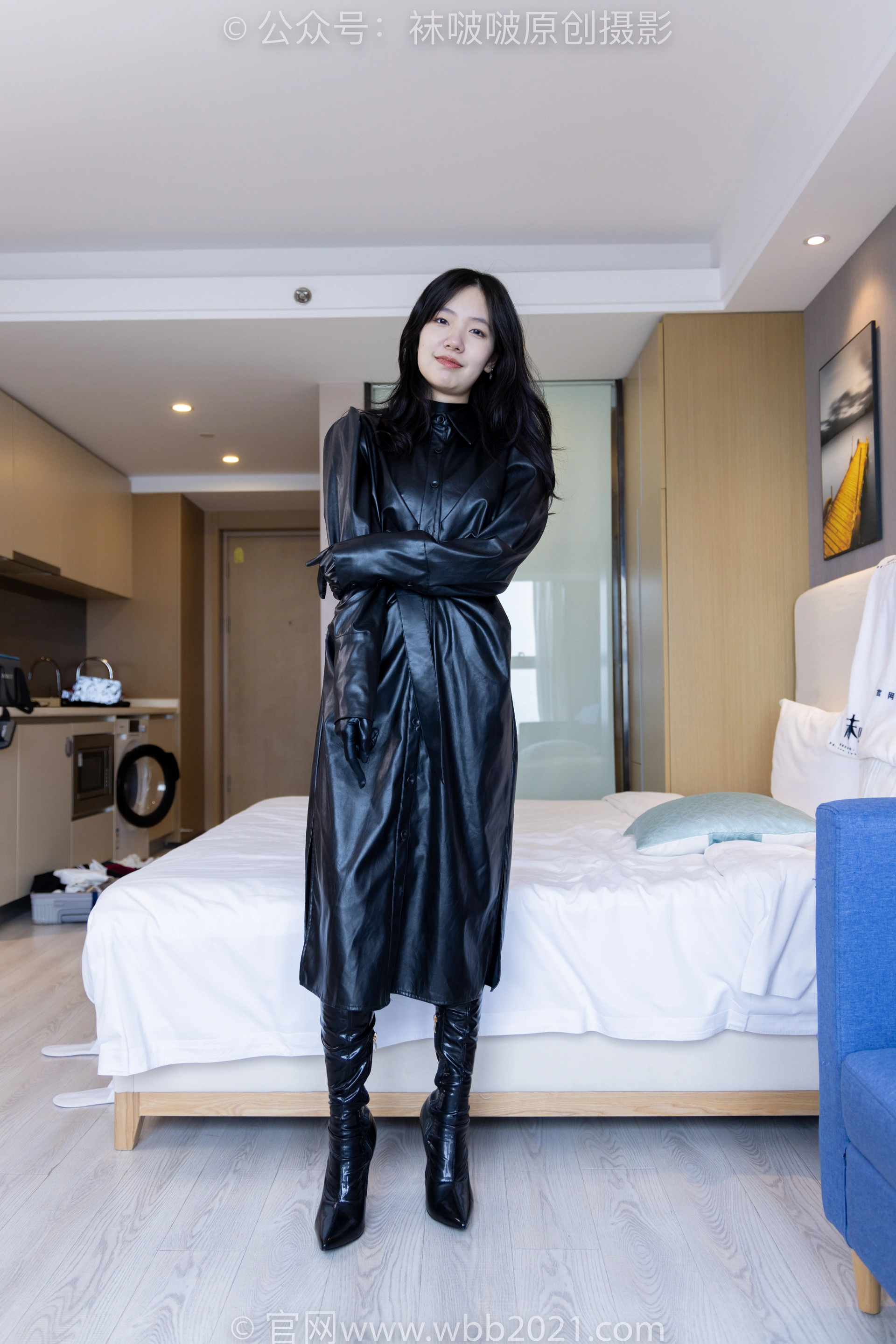 [BoBoSocks袜啵啵] NO.474 小甜豆-高跟长靴、黑丝（脚尖微加固款）、皮衣连体衣裤里丝（花絮版） 3